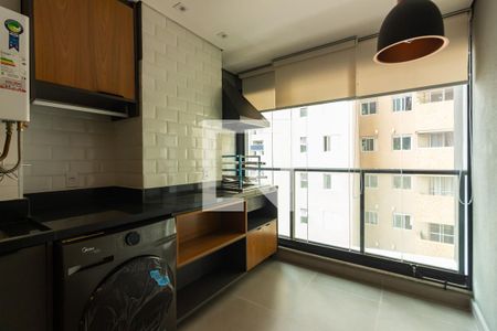 Varanda gourmet de apartamento à venda com 1 quarto, 54m² em Centro, Osasco