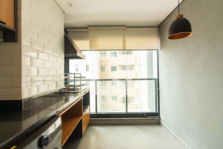 Varanda gourmet de apartamento à venda com 1 quarto, 54m² em Centro, Osasco