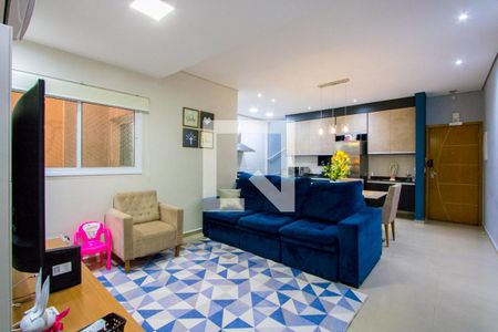 Sala de apartamento à venda com 3 quartos, 180m² em Vila Eldízia, Santo André