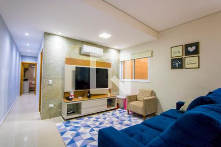Sala de apartamento à venda com 3 quartos, 180m² em Vila Eldízia, Santo André