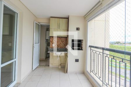 Varanda gourmet de apartamento à venda com 3 quartos, 119m² em Jardim Ermida I, Jundiaí