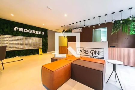 Studio para alugar com 35m², 1 quarto e sem vaga Studio para alugar com 35m², 1 quarto e sem vagaHall/coworking