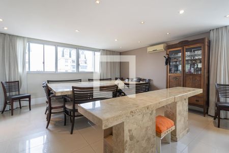 Sala de Jantar de apartamento à venda com 3 quartos, 268m² em Chácara Itaim, São Paulo