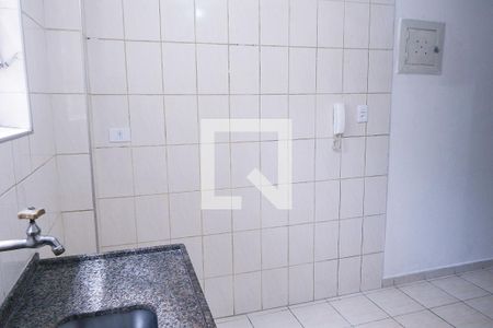 Cozinha de kitnet/studio para alugar com 1 quarto, 31m² em Centro, São Vicente