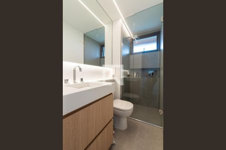 Apartamento à venda com 72m², 1 quarto e 1 vagaSuíte  - banheiro