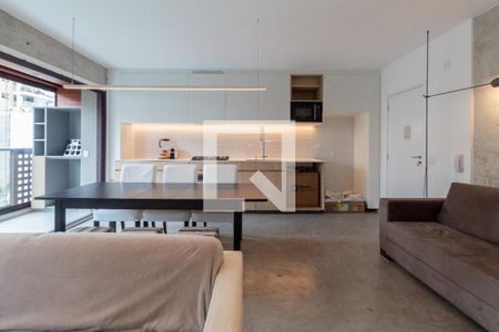 Cozinha de apartamento à venda com 1 quarto, 72m² em Vila Madalena, São Paulo
