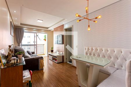 Sala de apartamento para alugar com 3 quartos, 60m² em Jardim Jamaica, Santo André