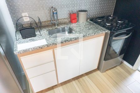 Sala/Cozinha de apartamento à venda com 1 quarto, 25m² em Bela Vista, São Paulo