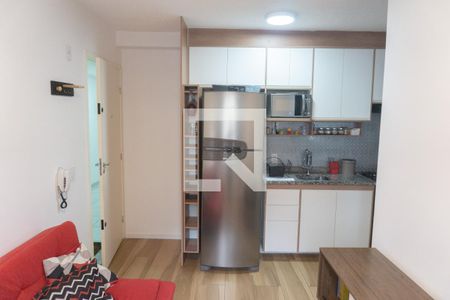 Sala/Cozinha de apartamento à venda com 1 quarto, 25m² em Bela Vista, São Paulo