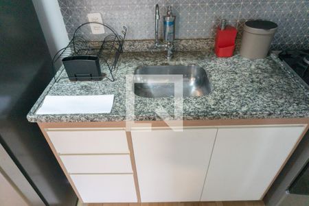 Sala/Cozinha de apartamento à venda com 1 quarto, 25m² em Bela Vista, São Paulo