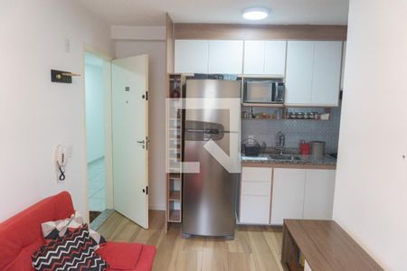 Sala/Cozinha de apartamento à venda com 1 quarto, 25m² em Bela Vista, São Paulo