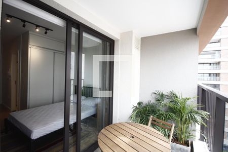 Studio à venda com 24m², 1 quarto e sem vagaVaranda
