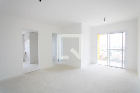 Sala de apartamento à venda com 2 quartos, 52m² em Vila Scarpelli, Santo André
