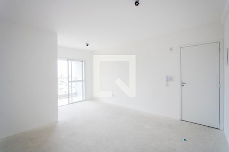 Sala de apartamento à venda com 2 quartos, 52m² em Vila Scarpelli, Santo André