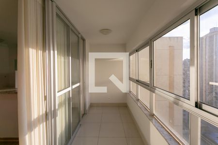 Varanda da Sala de apartamento para alugar com 1 quarto, 79m² em Lourdes, Belo Horizonte