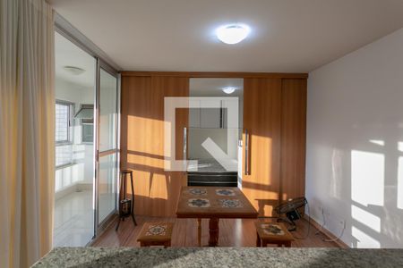 Sala de apartamento para alugar com 1 quarto, 79m² em Lourdes, Belo Horizonte