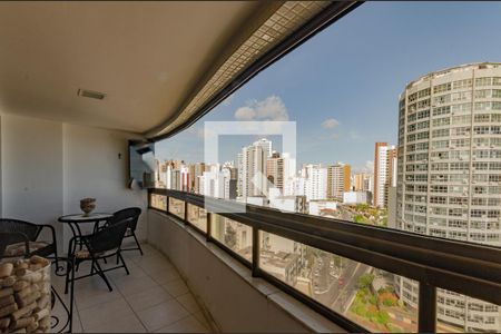 Varanda da Sala de apartamento para alugar com 2 quartos, 100m² em Barra, Salvador
