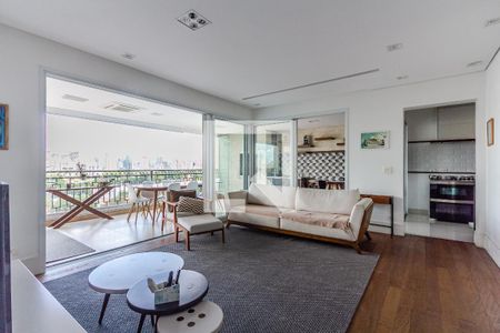 Sala de apartamento para alugar com 3 quartos, 156m² em Vila Olímpia, São Paulo