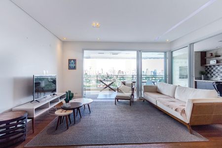 Sala de apartamento para alugar com 3 quartos, 156m² em Vila Olímpia, São Paulo