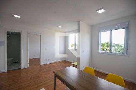 Sala de apartamento para alugar com 1 quarto, 37m² em Paraisópolis, São Paulo