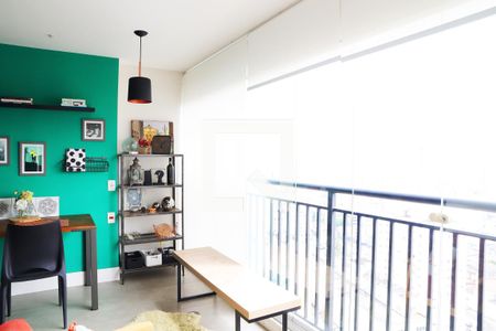 Varanda da Sala de apartamento para alugar com 1 quarto, 40m² em Campos Elíseos, São Paulo