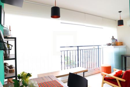 Varanda da Sala de apartamento para alugar com 1 quarto, 40m² em Campos Elíseos, São Paulo