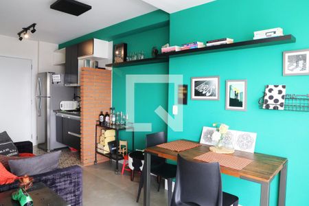 Sala de apartamento para alugar com 1 quarto, 40m² em Campos Elíseos, São Paulo