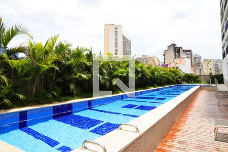 Apartamento para alugar com 40m², 1 quarto e 1 vaga Apartamento para alugar com 40m², 1 quarto e 1 vagaÁrea comum - Piscina
