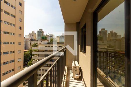 Varanda  de kitnet/studio para alugar com 1 quarto, 24m² em Perdizes, São Paulo