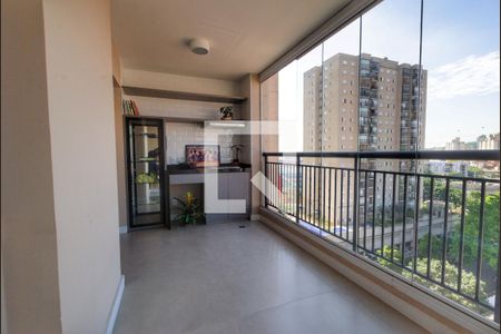 Varanda gourmet de apartamento à venda com 2 quartos, 68m² em Ipiranga, São Paulo