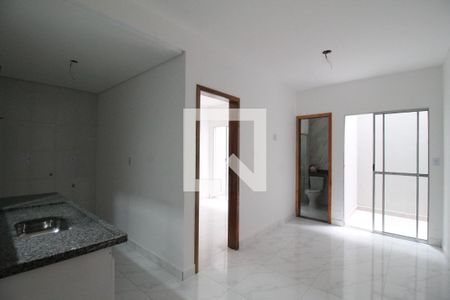Sala/Cozinha de apartamento para alugar com 1 quarto, 28m² em Vila Ré, São Paulo