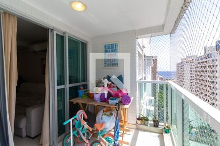 Varanda da Sala de apartamento para alugar com 2 quartos, 99m² em Barra da Tijuca, Rio de Janeiro