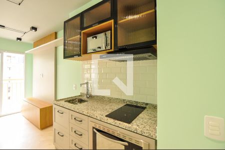 Studio para alugar com 25m², 1 quarto e sem vaga Studio para alugar com 25m², 1 quarto e sem vagaCozinha