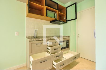 Studio para alugar com 25m², 1 quarto e sem vaga Studio para alugar com 25m², 1 quarto e sem vagaCozinha