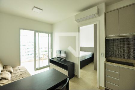Sala de apartamento para alugar com 1 quarto, 37m² em Pinheiros, São Paulo