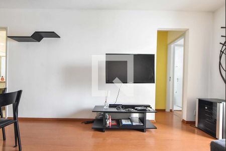 Sala de Estar  de apartamento à venda com 2 quartos, 59m² em Cidade Monções, São Paulo