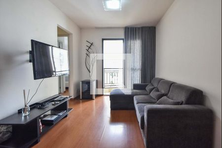 Sala de Estar  de apartamento à venda com 2 quartos, 59m² em Cidade Monções, São Paulo