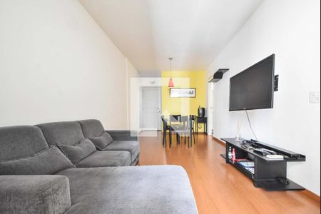 Sala de Estar  de apartamento à venda com 2 quartos, 59m² em Cidade Monções, São Paulo