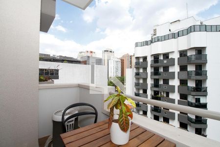 Varanda de apartamento para alugar com 1 quarto, 50m² em Jardim Paulista, São Paulo