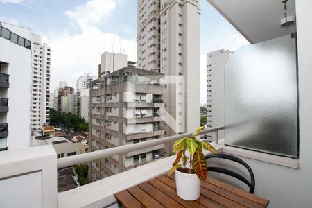 Varanda de apartamento para alugar com 1 quarto, 50m² em Jardim Paulista, São Paulo