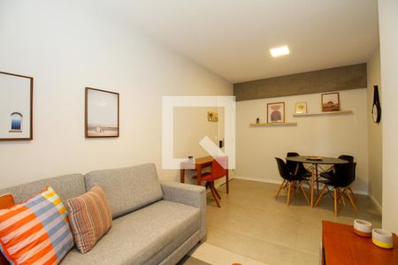 Sala  de apartamento para alugar com 1 quarto, 50m² em Jardim Paulista, São Paulo