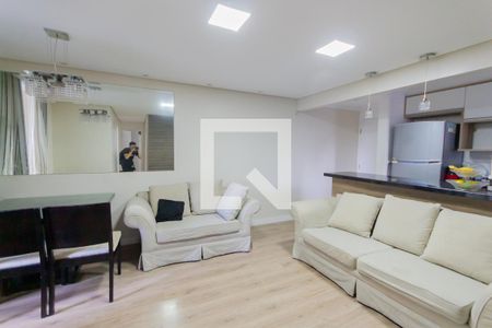 Sala de apartamento para alugar com 3 quartos, 73m² em Campestre, Santo André
