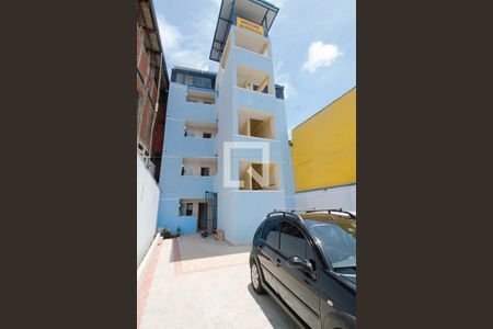 Fachada do bloco de kitnet/studio para alugar com 1 quarto, 21m² em Jardim Maria Duarte, São Paulo
