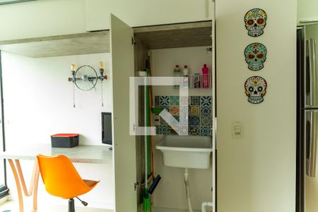 Studio à venda com 33m², 1 quarto e sem vagaLavanderia/Tanque