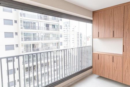 Varanda da Sala de apartamento para alugar com 1 quarto, 41m² em Bela Vista, São Paulo