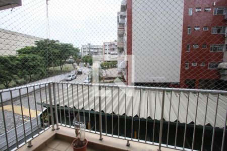 Varanda da Sala de apartamento à venda com 3 quartos, 90m² em Tanque, Rio de Janeiro