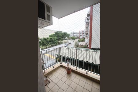 Varanda da Sala de apartamento à venda com 3 quartos, 90m² em Tanque, Rio de Janeiro