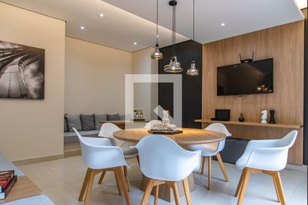 Sala de reunião de apartamento para alugar com 1 quarto, 33m² em Liberdade, São Paulo