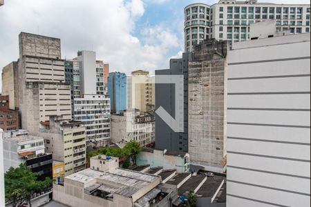 Vista da sala de apartamento para alugar com 1 quarto, 33m² em Liberdade, São Paulo