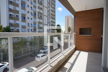Sala - Varanda de apartamento à venda com 3 quartos, 105m² em Jardim Itu Sabará, Porto Alegre